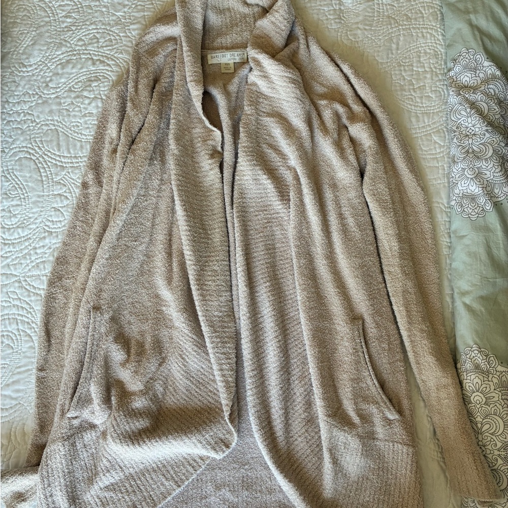 Barefoot Dreams Soft Tan Cardigan